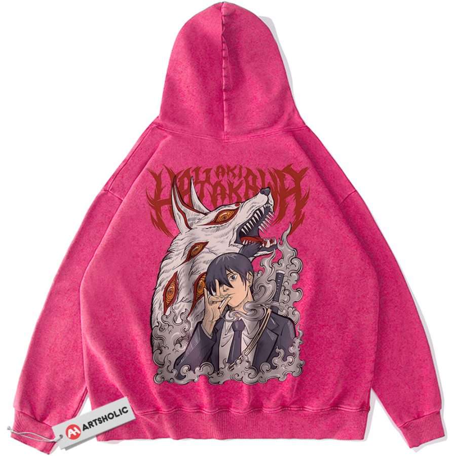 Aki Hayakawa Hoodie, Chainsaw Man Hoodie, Anime Hoodie, Vintage