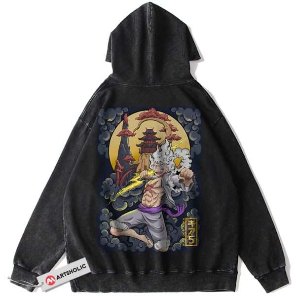 Monkey D Luffy Hoodie, One Piece Hoodie, Anime Hoodie, Vintage Hoodie