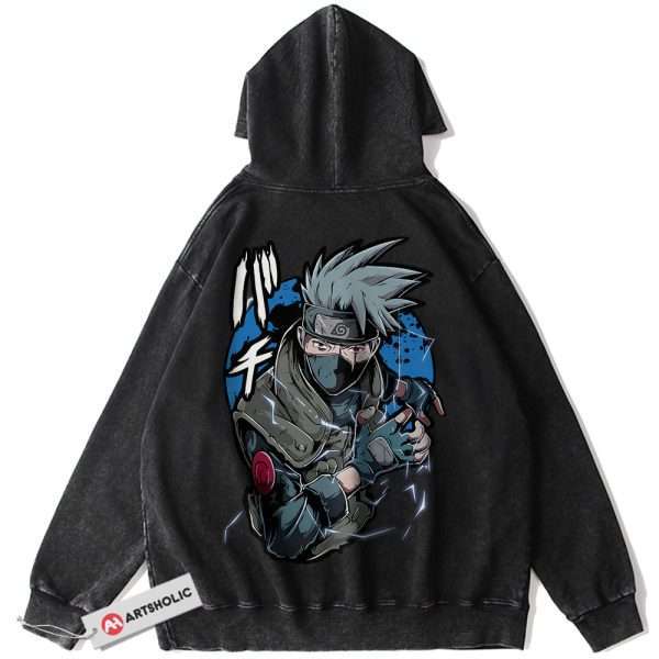 Kakashi Hatake Hoodie, Naruto Hoodie, Anime Hoodie, Vintage Hoodie