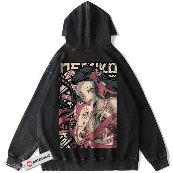 Nezuko Kamado Hoodie, Demon Slayer Hoodie, Anime Hoodie, Vintage Hoodie