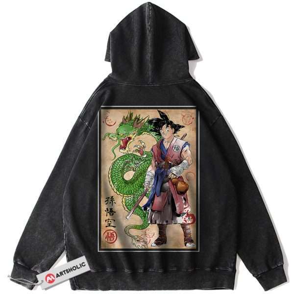 Son Goku Hoodie, Shenron Hoodie, Dragon Ball Z Hoodie, DBZ Hoodie, Anime Hoodie, Vintage Hoodie