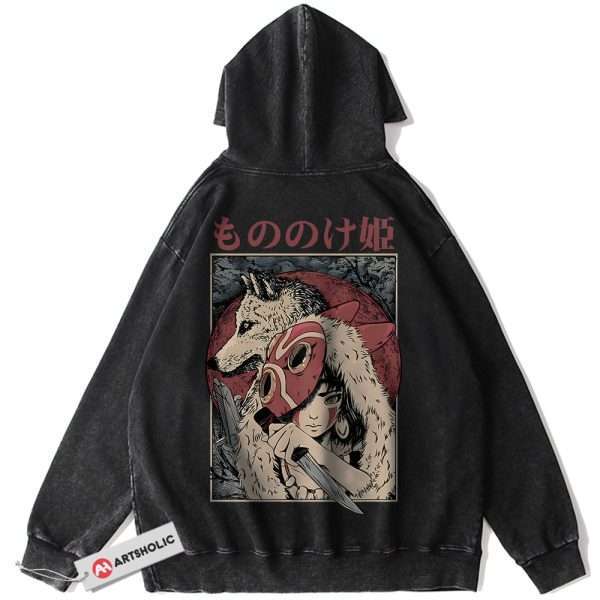 Princess Mononoke Hoodie, Studio Ghibli Hoodie, Anime Hoodie, Vintage Hoodie
