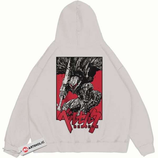Guts hoodie, Berserk hoodie, Anime hoodie, Vintage Thoodie