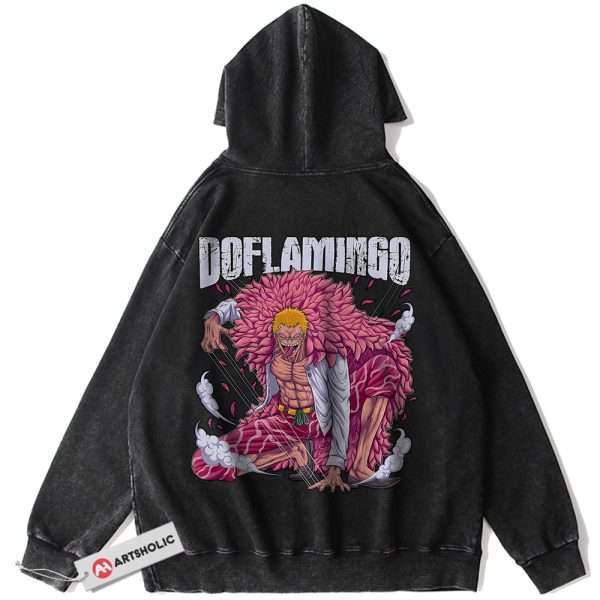 Donquixote Doflamingo Hoodie, One Piece Hoodie, Anime Hoodie, Vintage Hoodie