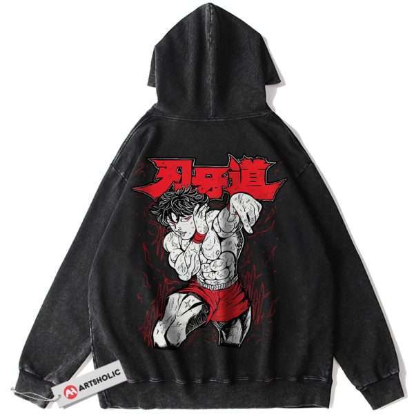 Baki Hanma Hoodie, Anime Hoodie, Vintage Hoodie