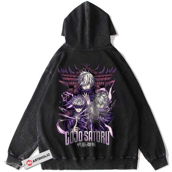 Satoru Gojo Hoodie, Jujutsu Kaisen Hoodie, Anime Hoodie, Vintage Hoodie