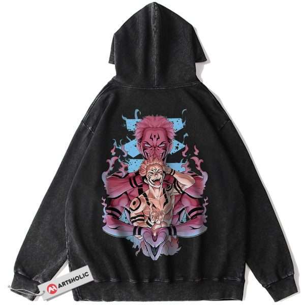 Ryomen Sukuna Hoodie, Jujutsu Kaisen Hoodie, Anime Hoodie, Vintage Hoodie