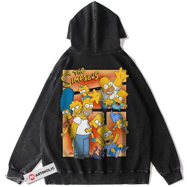 The Simpsons Hoodie, Animated Hoodie, Vintage Hoodie