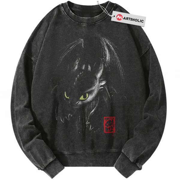 Toothless Sweatshirt, How to Train Your Dragon Sweatshirt, Animated Sweatshirt, Vintage Sweater