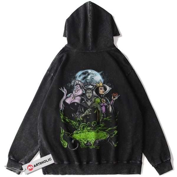 Maleficent Hoodie, Evil Regina Hoodie, Ursula Hoodie, Villains Animated Hoodie, Vintage Hoodie