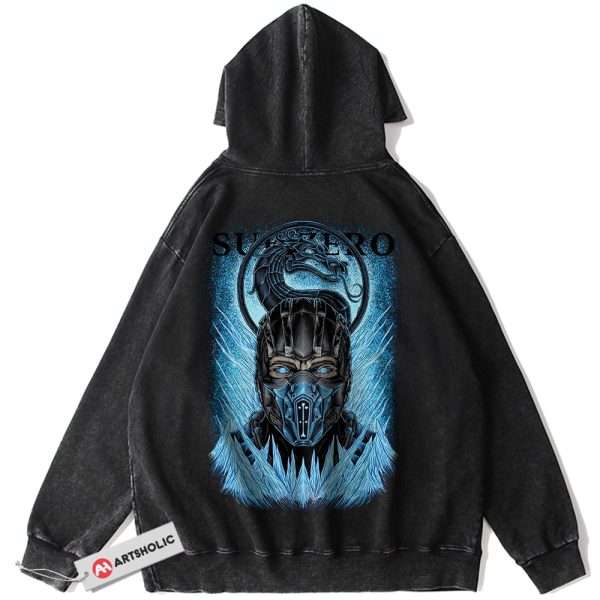 Sub Zero Hoodie, Mortal Kombat Hoodie, Game Hoodie, Vintage Hoodie