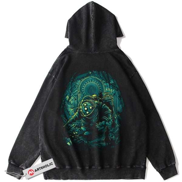 Bioshock Hoodie, Game Hoodie, Vintage Hoodie