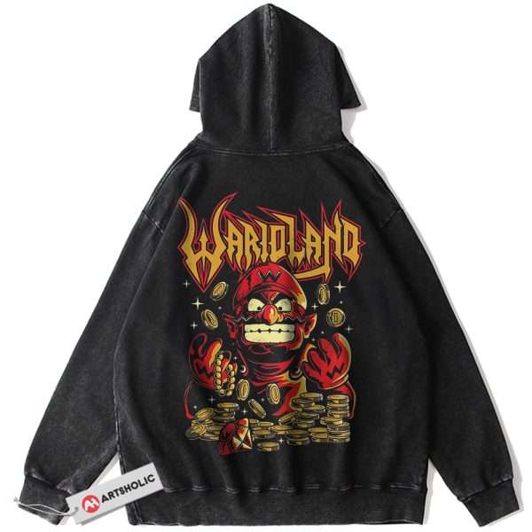 Wario Land: Super Mario Hoodie, Game Hoodie, Vintage Hoodie