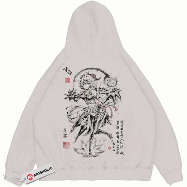 Ganyu Hoodie, Genshin Impact Hoodie, Game Hoodie, Vintage Hoodie