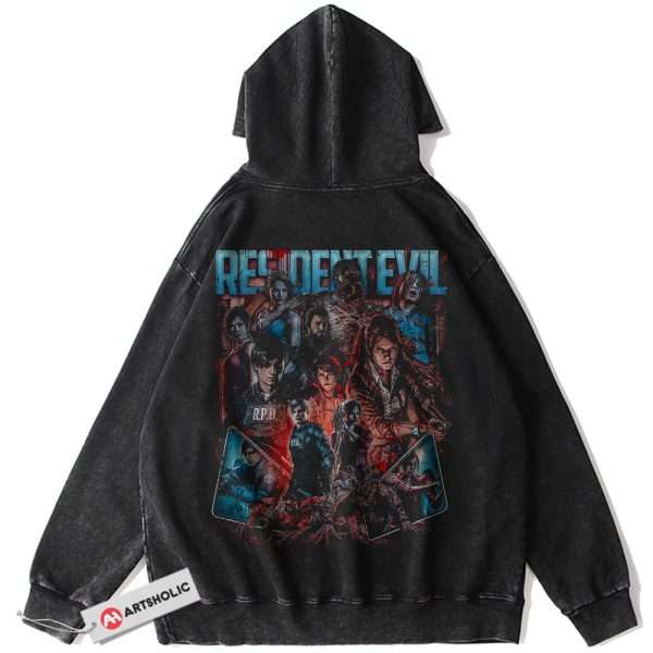 Resident Evil Hoodie, Game Hoodie, Vintage Hoodie