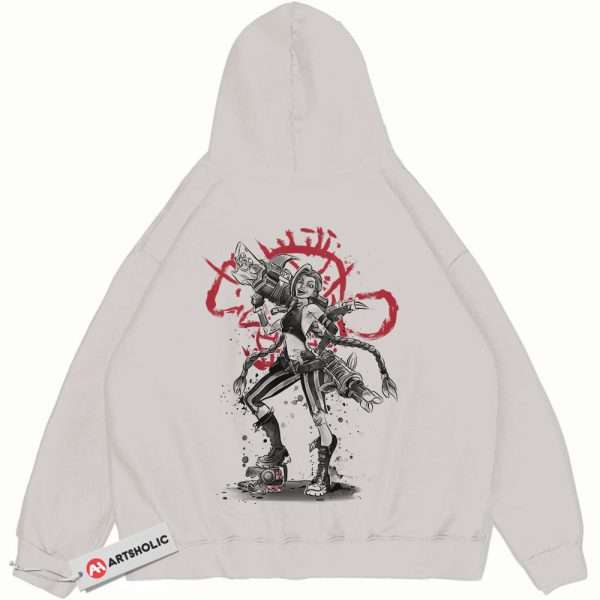 Jinx Hoodie, League of Legends Hoodie, LoL Hoodie, Game Hoodie, Vintage Hoodie