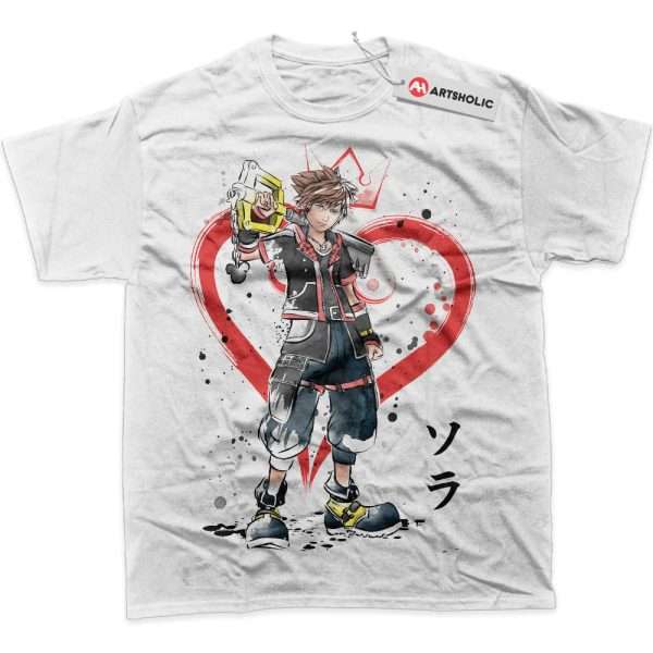 Sora Shirt, Kingdom Hearts Shirt, Game Shirt, Graphic Tee
