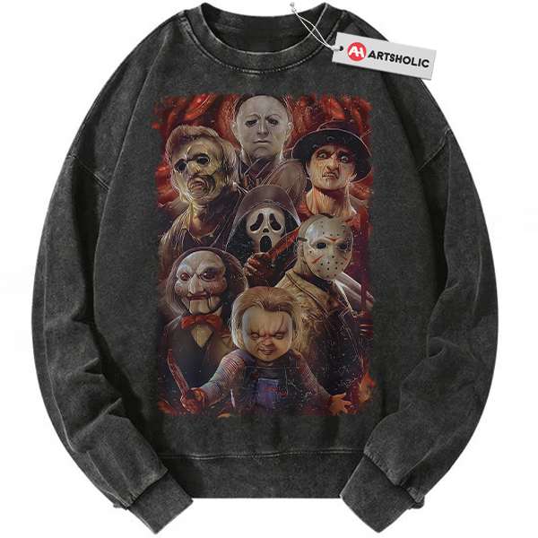 Chucky sweatshirt, Freddy Krueger sweatshirt, Jason Voorhees sweatshirt, Horror sweatshirt, Halloween sweatshirt, Vintage Sweater