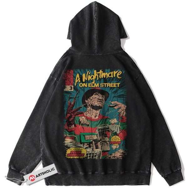 Freddy Krueger Hoodie, A Nightmare on Elm Street Hoodie, Halloween Hoodie, Horror Hoodie, Vintage Hoodie