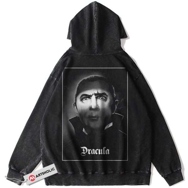 Dracula Hoodie, Halloween Hoodie, Horror Hoodie, Vintage Hoodie