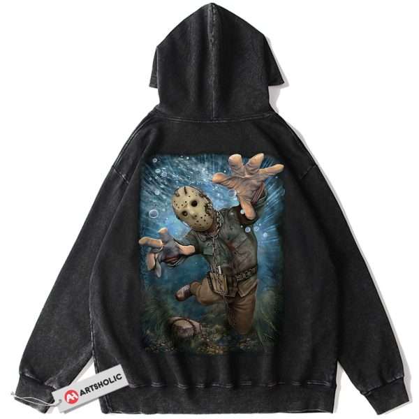 Jason Voorhees Hoodie, Friday the 13th Hoodie, Halloween Hoodie, Horror Hoodie, Vintage Hoodie
