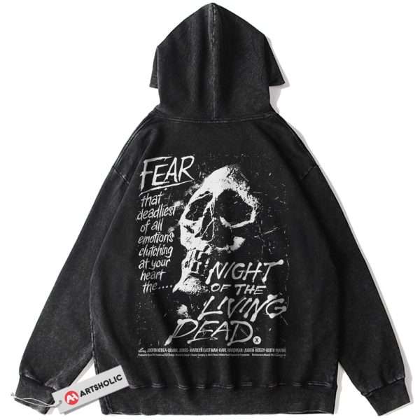 Night of the Living Dead Hoodie, Halloween Hoodie, Horror Hoodie, Vintage Hoodie