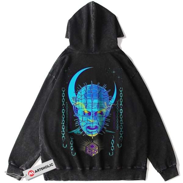 Pinhead Hoodie, Hellraiser Hoodie, Halloween Hoodie, Horror Hoodie, Vintage Hoodie