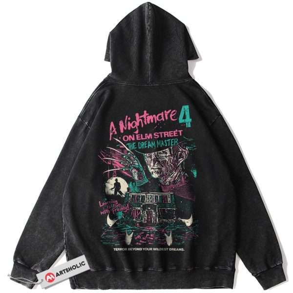 Freddy Krueger Hoodie, A Nightmare on Elm Street Hoodie, Horror Movie Hoodie, Vintage Hoodie