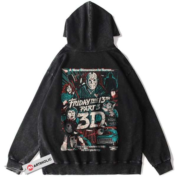 Friday the 13th Hoodie, Halloween Hoodie, Horror Hoodie, Vintage Hoodie