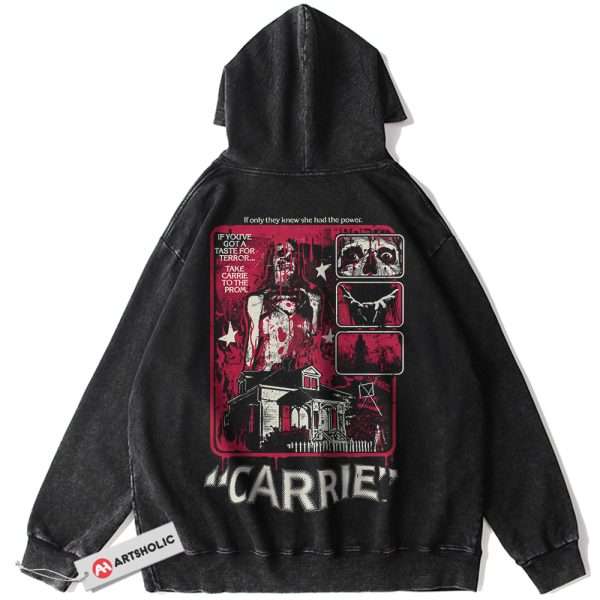 Carrie Hoodie, Halloween Hoodie, Horror Movie Hoodie, Vintage Hoodie