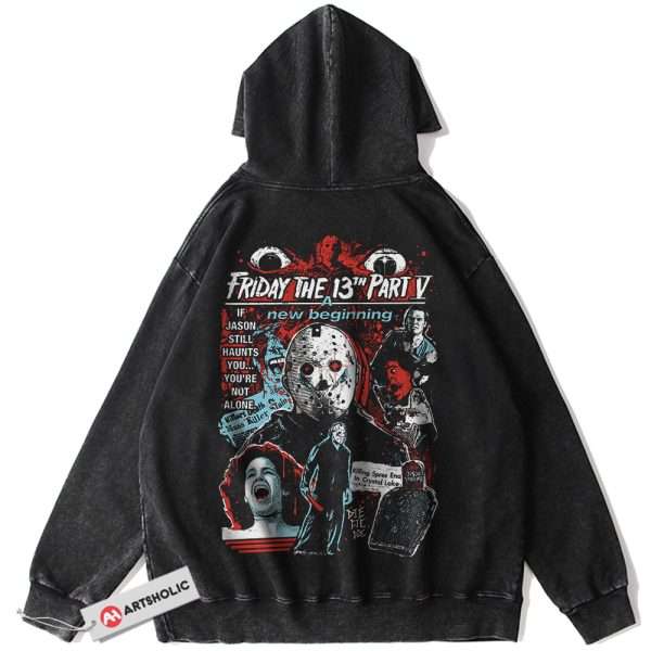 Friday the 13th Hoodie, Halloween Hoodie, Horror Hoodie, Vintage Hoodie