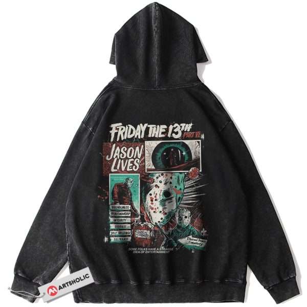 Friday the 13th Hoodie, Halloween Hoodie, Horror Hoodie, Vintage Hoodie