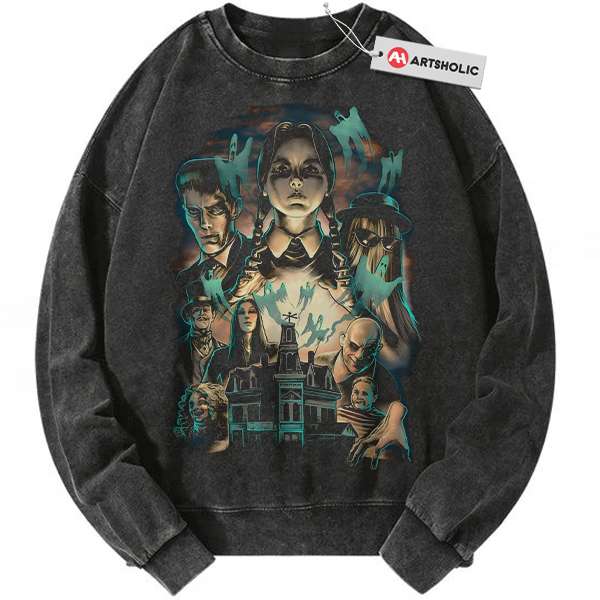 The Addams Family Sweatshirt, Horror Sweatshirt, Halloween Sweatshirt, Vintage Sweatshirt