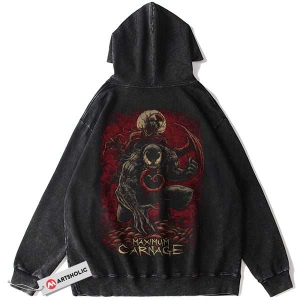Venom vs Carnage Hoodie, Marvel Comics Hoodie, Vintage Hoodie