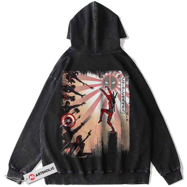 Deadpool Hoodie, Marvel Comics Hoodie, Vintage Hoodie