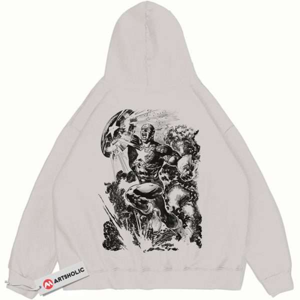 Captain America Hoodie, Marvel Comics Hoodie, Vintage Hoodie