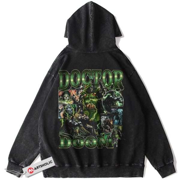 Doctor Doom Hoodie, Marvel Comics Hoodie, Vintage Hoodie