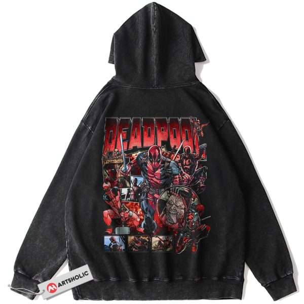 Deadpool Hoodie, Marvel Comics Hoodie, Vintage Hoodie