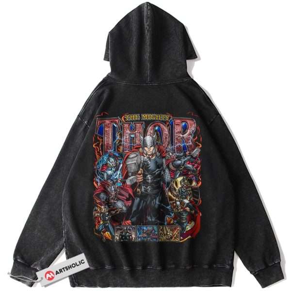 Thor Hoodie, Marvel Comics Hoodie, Vintage Hoodie