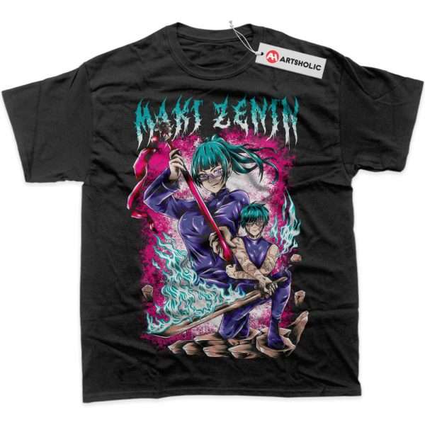 Maki Zenin Shirt, Jujutsu Kaisen Shirt, Anime Shirt, Graphic Tee