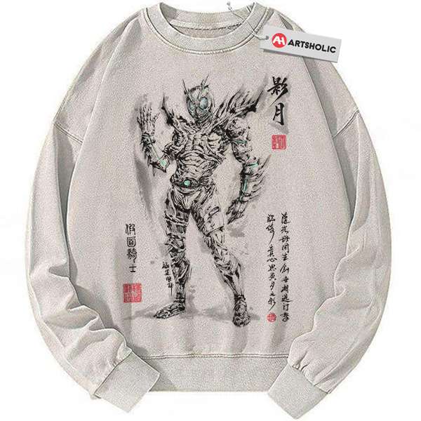 Shadow Moon Sweatshirt, Kamen Rider Sweatshirt, Anime Sweatshirt, Vintage Sweater