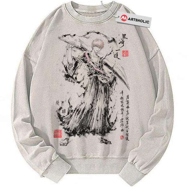 Ichigo Kurosaki Sweatshirt, Bleach Sweatshirt, Anime Sweatshirt, Vintage Sweatshirt