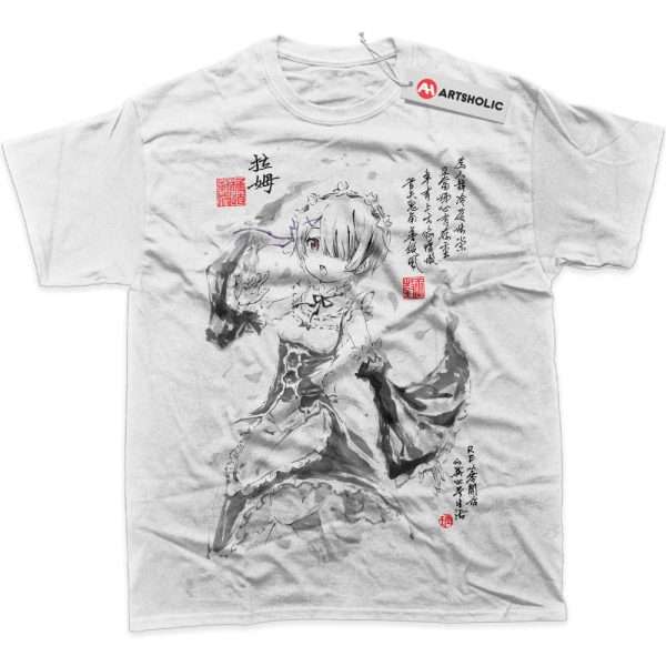 Ram Shirt, Re:Zero Shirt, Anime Shirt, Graphic T-Shirt