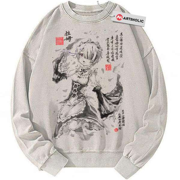 Ram Sweatshirt, Re:Zero Sweatshirt, Anime Sweatshirt, Vintage Sweatshirt