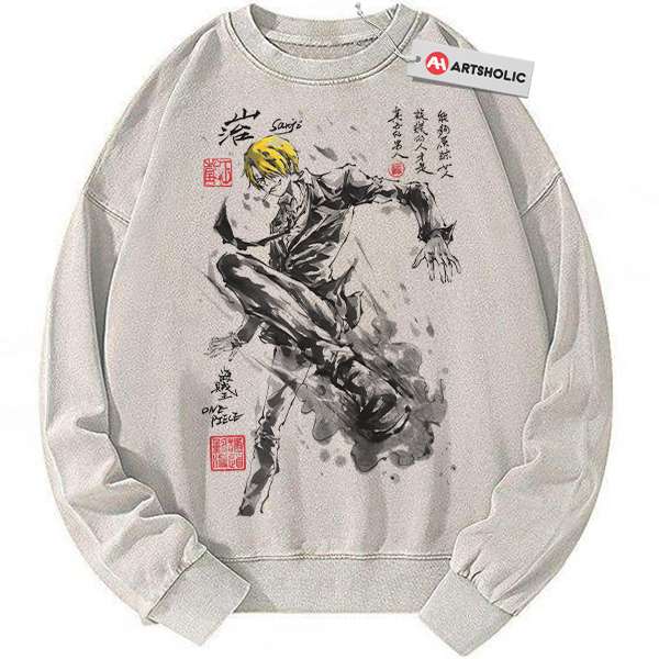 Vinsmoke Sanji Sweatshirt, One Piece Sweatshirt, Anime Sweatshirt, Vintage Sweater