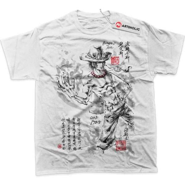 Portgas D Ace Shirt, One Piece Shirt, Anime Shirt, Graphic T-Shirt