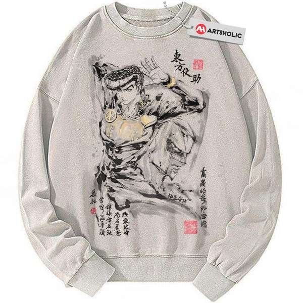 Josuke Higashikata Sweatshirt, JoJo's Bizarre Adventure Sweatshirt, Anime Sweatshirt, Vintage Sweatshirt