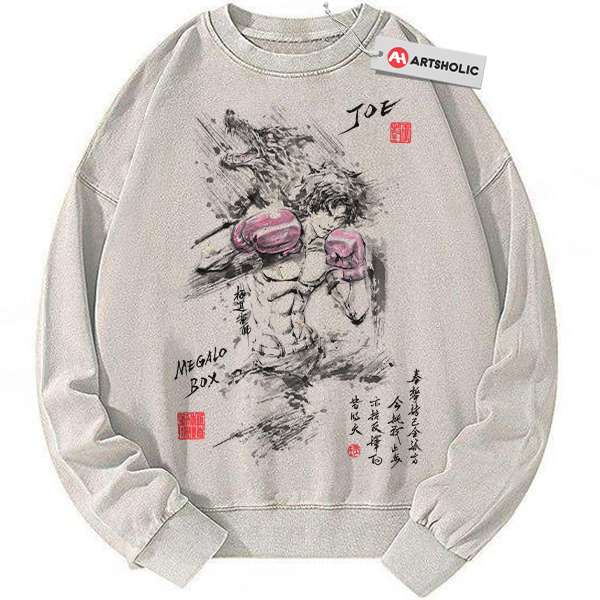 Gearless Joe Sweatshirt, Megalo Box Sweatshirt, Anime Sweatshirt, Vintage Sweatshirt