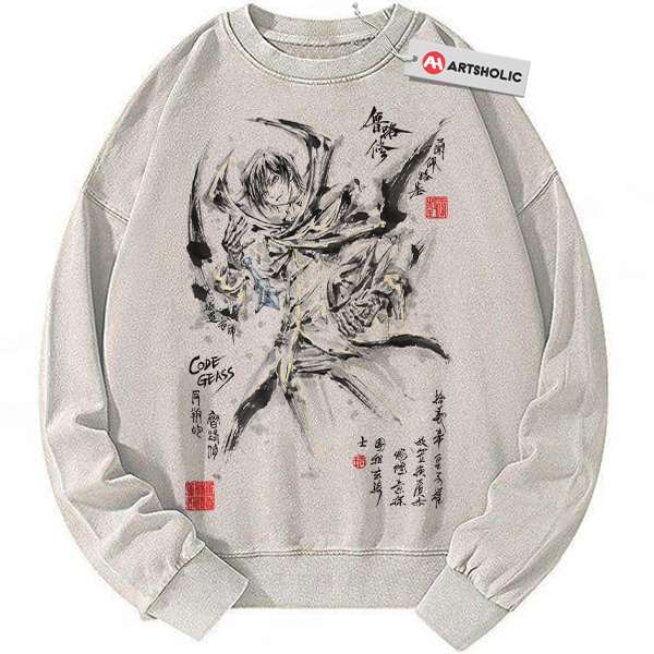 Lelouch Lamperouge Sweatshirt, Code Geass Sweatshirt, Anime Sweatshirt, Vintage Sweatshirt