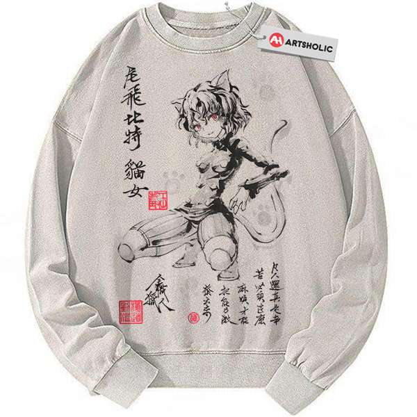 Neferpitou Sweatshirt, Hunter x Hunter Sweatshirt, HxH Sweatshirt, Anime Sweatshirt, Vintage Sweatshirt